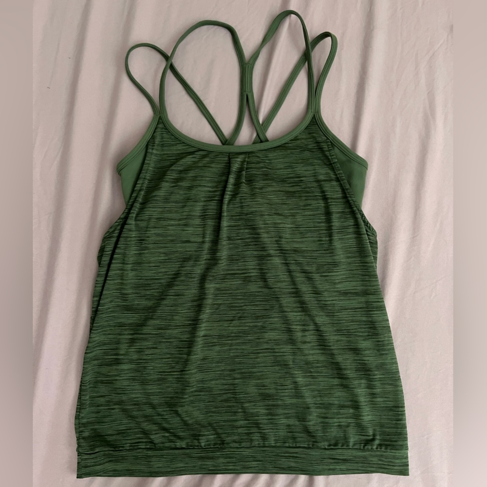 Green Sport Tank Top